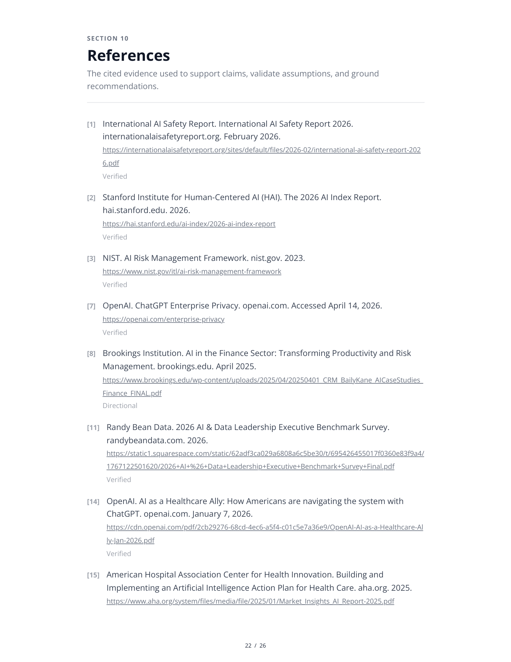Sample AI Stack Audit Report - Page 22