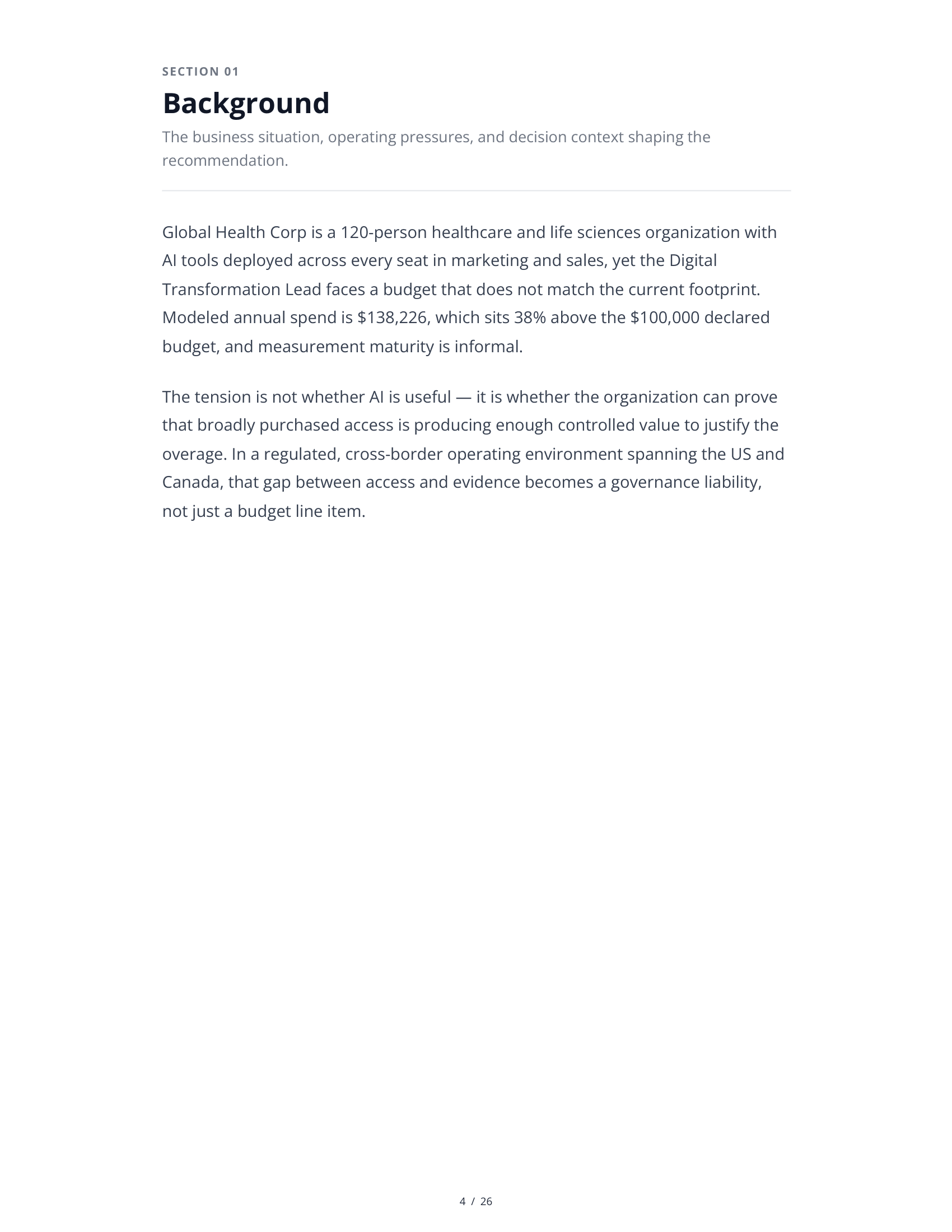Sample AI Stack Audit Report - Page 4